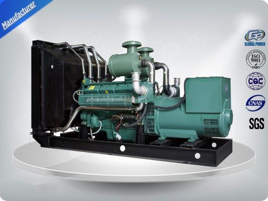 จีน Open Three Phase Industrial Generator Set Silent With 12V DC Electric Starting System ผู้ผลิต