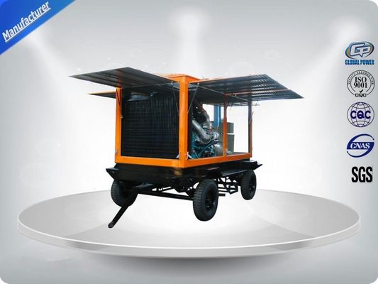 จีน 900Kva 3 Phase Trailer Mounted Diesel Generator Soundproof Eight - Cylinder ผู้ผลิต