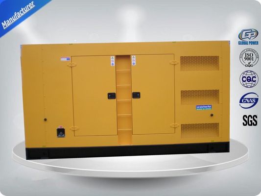 จีน Soundproof Engine Generator Set 500KW Rating Power AC Three Phase ผู้ผลิต