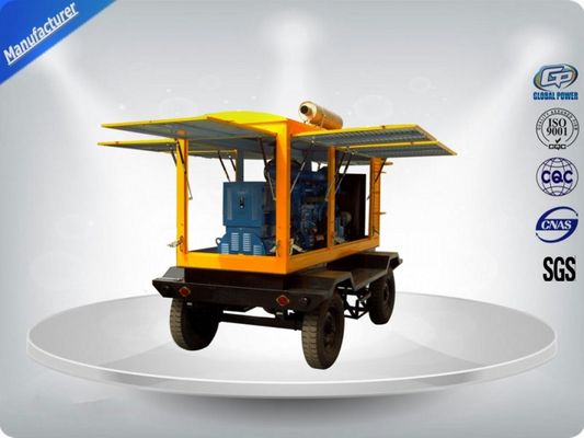 จีน Moblie Tralier Diesel Generator Set 4 Stroke 50kva ISUZU Diesel Genset 4JB1T-S / 46 ผู้ผลิต