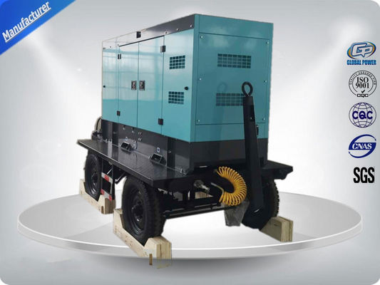 จีน 80kw 100kva Silent Type Trailer Mounted Generator With Cummins / Perkins Diesel Engine ผู้ผลิต
