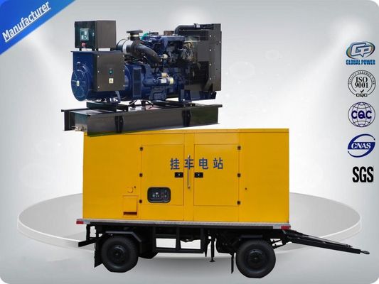 จีน 80kw 100kva Trailer Mounted Silent Type Generator With Cummins Diesel Engine Low Fuel Consumption ผู้ผลิต