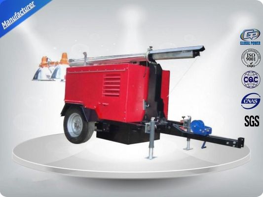 30Kw , 40Kw Power Towable Mobile Light Tower Soundproof With Metal Mast ผู้ผลิต