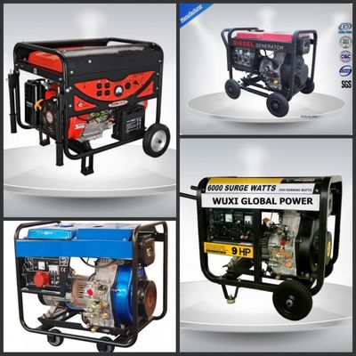 Single Phase Quiet Running Portable Generator Set With OEM / ISO9001 Certification ผู้ผลิต