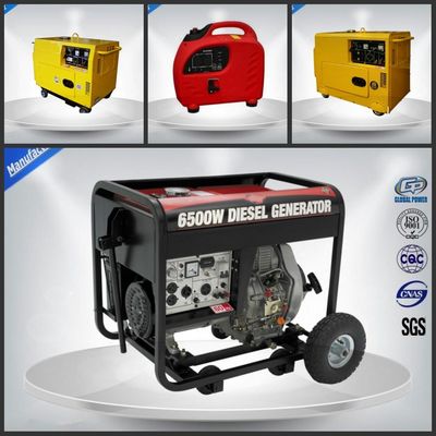 Open Small Portable Diesel Generator 7.5 Kva With OEM / ISO9001 Certification ผู้ผลิต
