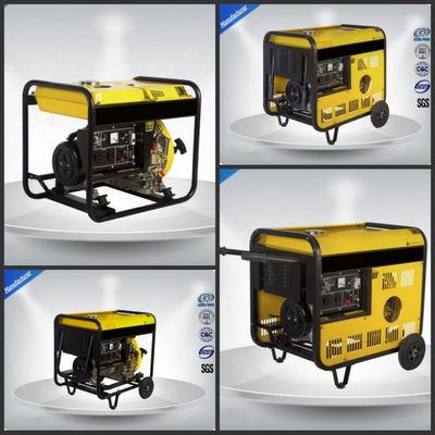 Electric Start Single Phase Portable Generator Set Rental Air Cooled 4.5 Kva ผู้ผลิต