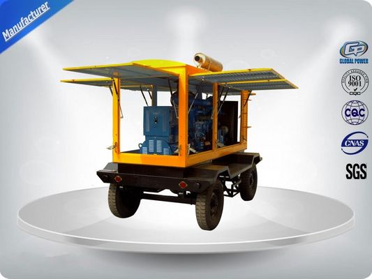 Movable Three Phase Trailer Mounted Generator Silent Type 200-500Kw 600Kva ผู้ผลิต