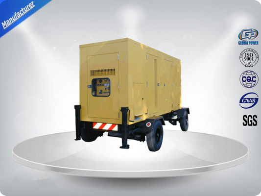 Low Noise Trailer Mounted Generator Mobile Six cylinder 100-200kw 225kva ผู้ผลิต