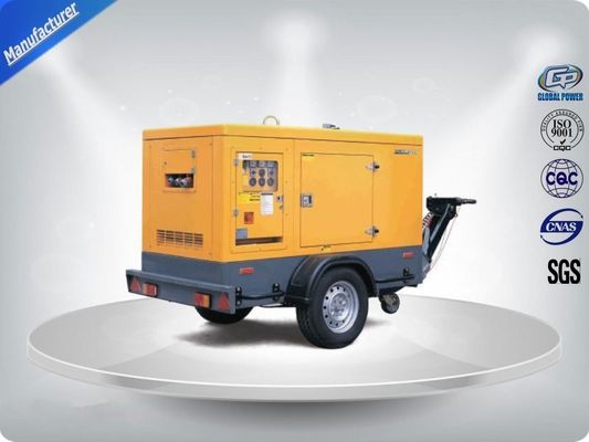 Low Noise Trailer Mounted Generator Mobile Six cylinder 100-200kw 225kva ผู้ผลิต