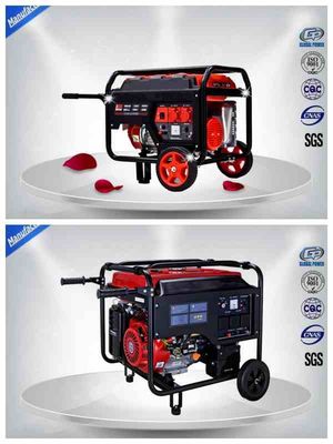 เครื่องกำเนิดไฟฟ้าดีเซลเบนซินดิจิตอล 5kva สำหรับบ้านเรือน แบบพกพา เฟสเดียว ISO9001 ผู้ผลิต