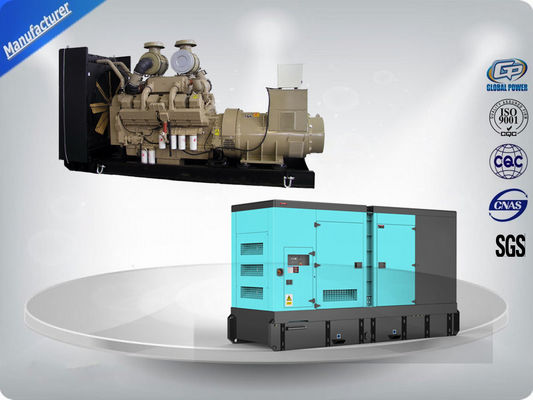 เครื่องกำเนิดไฟฟ้าฉุกเฉินชนิดเงียบ/เปิด เครื่องยนต์ดีเซล 750 กิโลวัตต์ / 600 กิโลวัตต์, โครงสร้างแข็งแรง ผู้ผลิต