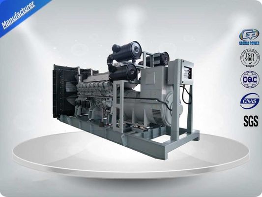 1200kw 1500kva 50Hz Mitsubishi เครื่องผลิตไฟฟ้าดีเซล พร้อมเครื่องสแตมฟอร์ด อัลเตอร์เนเตอร์ IP23 400/230V สามเฟส ผู้ผลิต